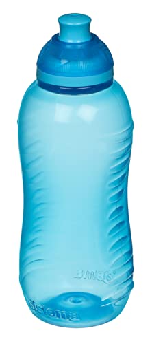 Sistema Twist 'n' Sip Bottle, 330 ml-Assorted Colours, BPA-Free Plastic