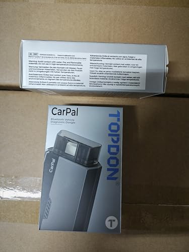 TOPDON CarPal A, OBD2 Scanner, All System Diagnosis, Wireless Bluetooth Diagnostic Tool, Vehicle Health Check, Smog Check, Repair Guide, Engine Inspection, Vehicle Performance Test