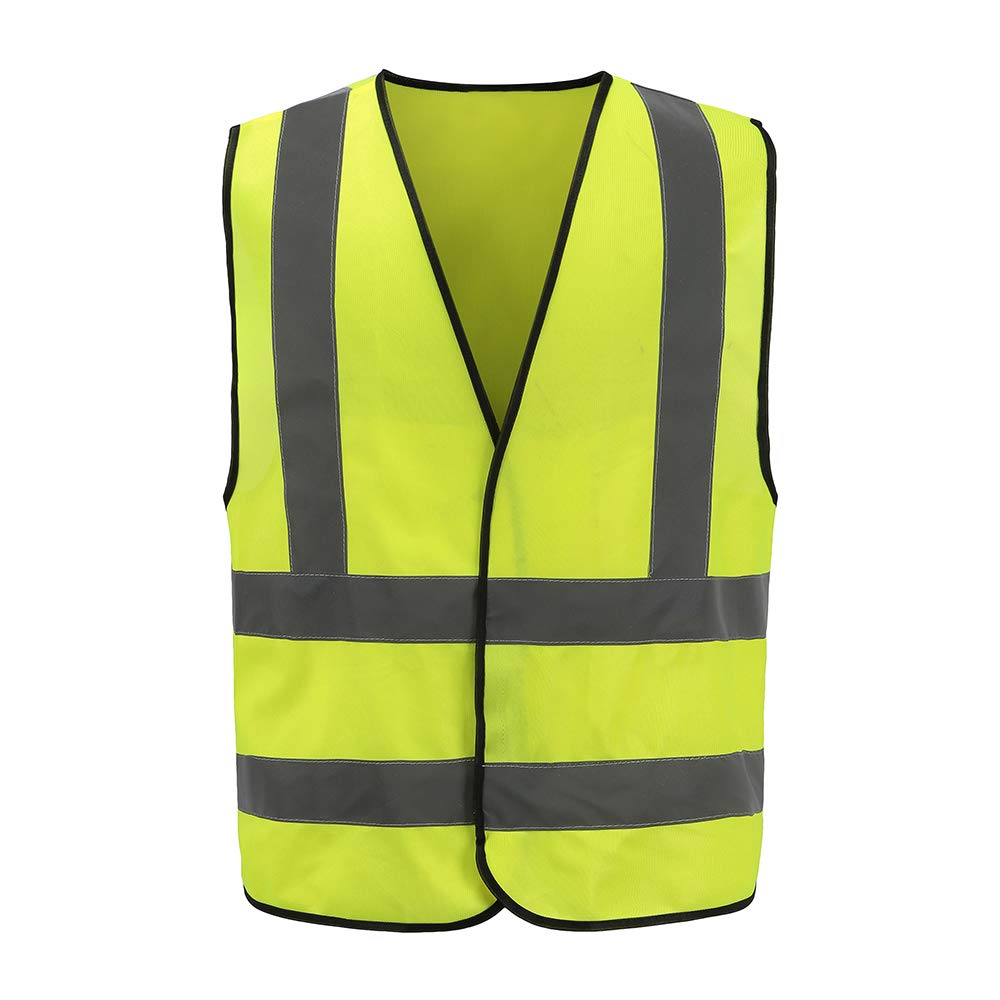 AYKRM Yellow hi vis vest Reflective Vest High Visibility hi viz vis Executive Waistcoat high vis vests