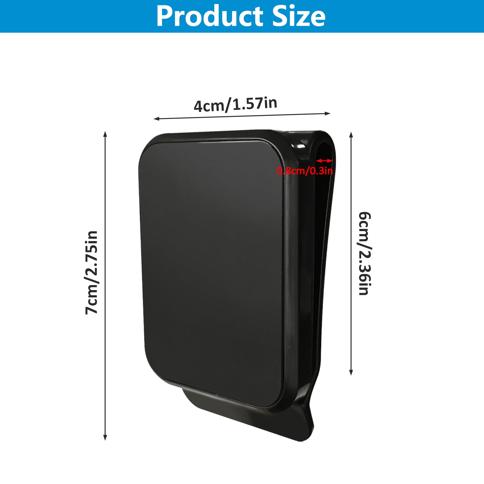 Xuoxeji Magnet Belt Clip, Tool Belt Clip, Strong Clip-On Belt Magnetic Tool Holder for Hammer, Screws, Nails, Pliers, Screw Driver, Trowel, Drill Bit, Wrench 2 Pcs