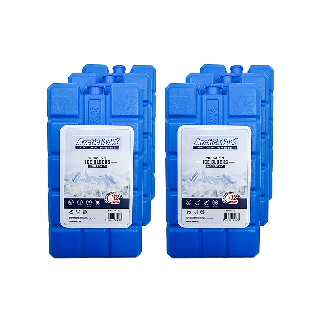 Ice Blocks 200ml x 6 – Coolant that Simply Stays Frozen for Longer – 12+ Hrs Chilled - BEVERAGES done RIGHT