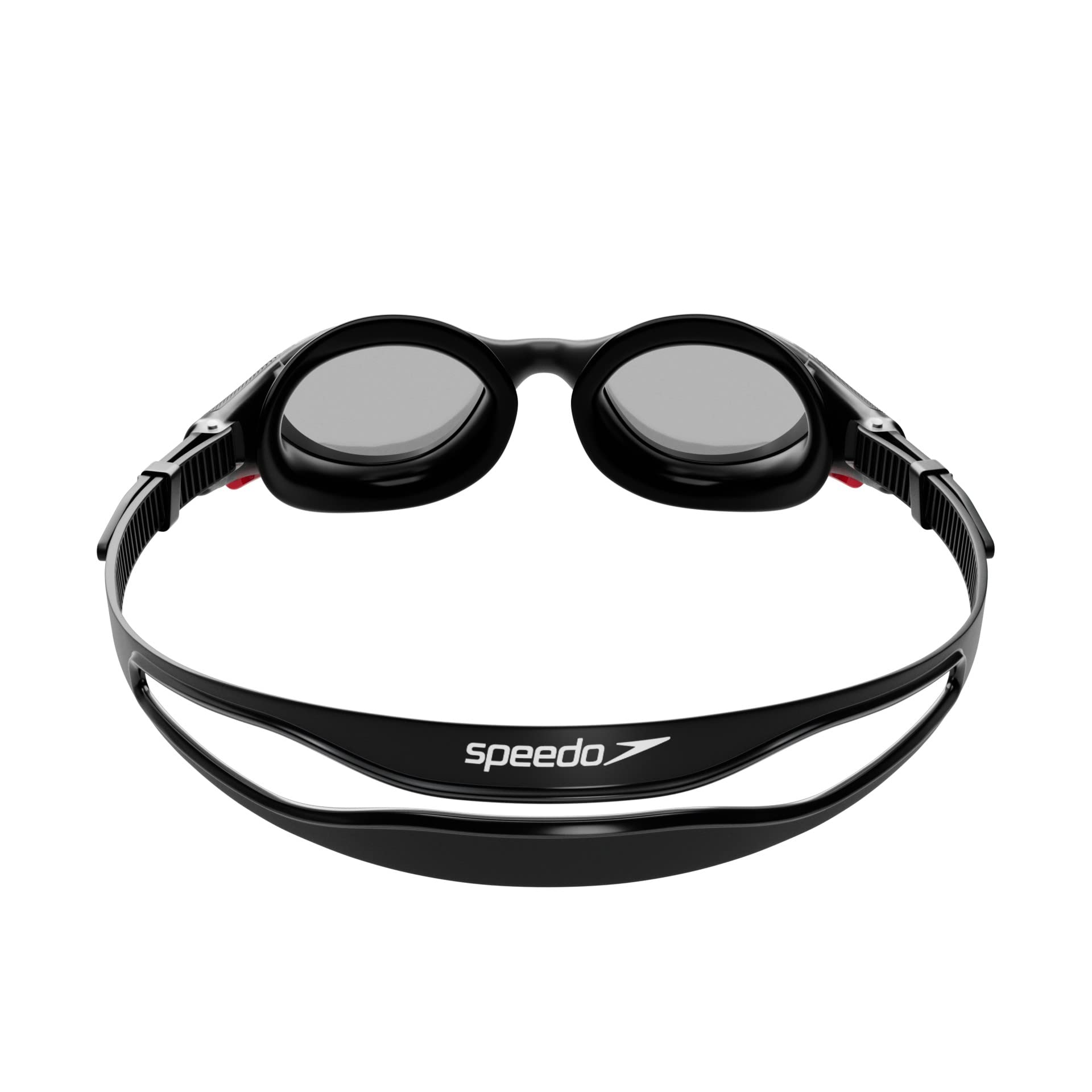 Speedo Adult Unisex Biofuse 2.0 Swimming Goggles Swimming Goggles, Black/White/Smoke, One Size