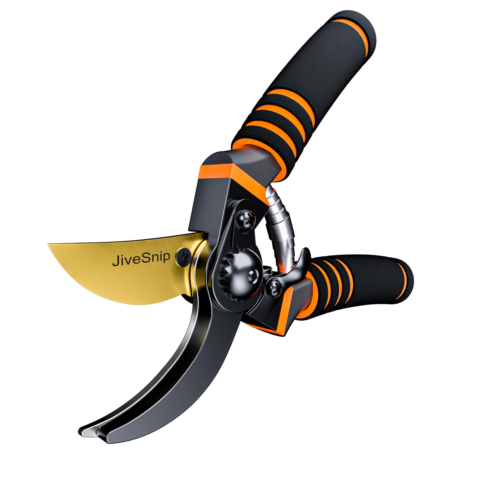 JiveSnip Premium Titanium Garden Secateurs - Professional Bypass Pruning Shears for Plants, Hedges, and Flowers