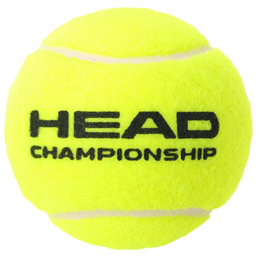 HEAD Championship Tennis Balls (4 Balls), Yellow