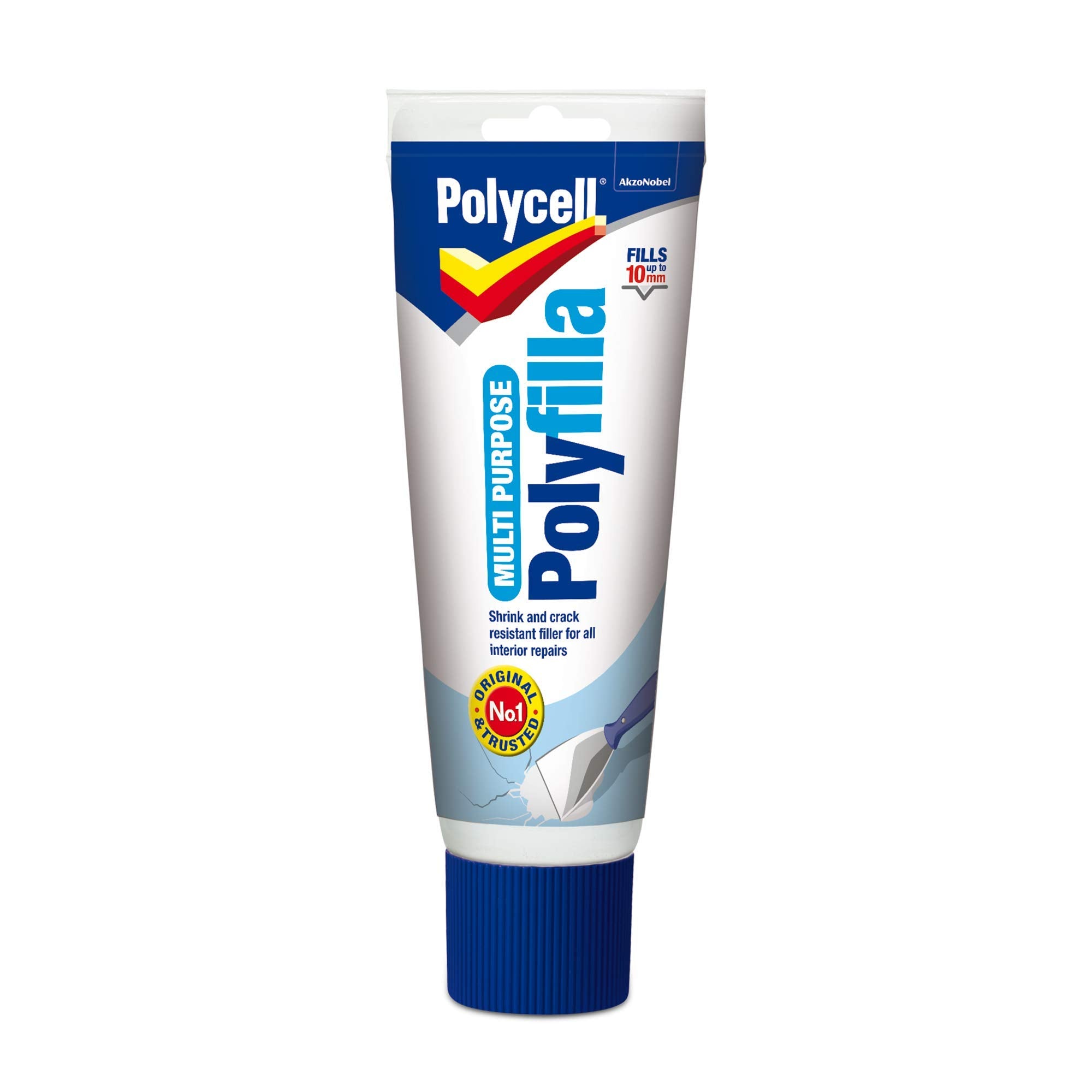 Polycell PLCMPP330GS Multi-Purpose Polyfilla Ready Mixed, 330 g , White, Packaging May Vary