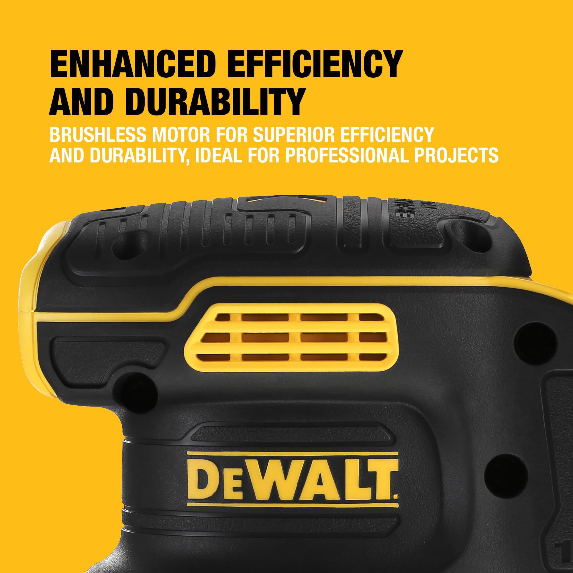 DEWALT 18V XR Brushless 125mm Sander, Bare Unit, DCW210N-XJ