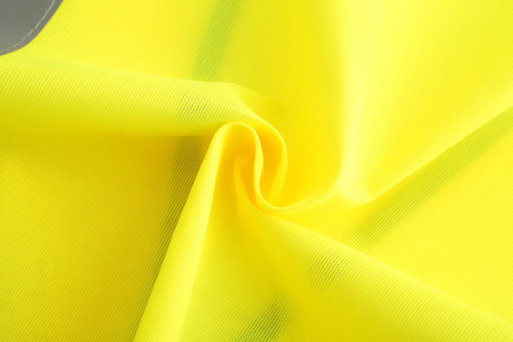 AYKRM Hi viz vests yellow high viz Class 2 hi vis Zipper Front High Visibility vest Hi Vis Executive Vest Waistcoat with Phone & ID Pockets