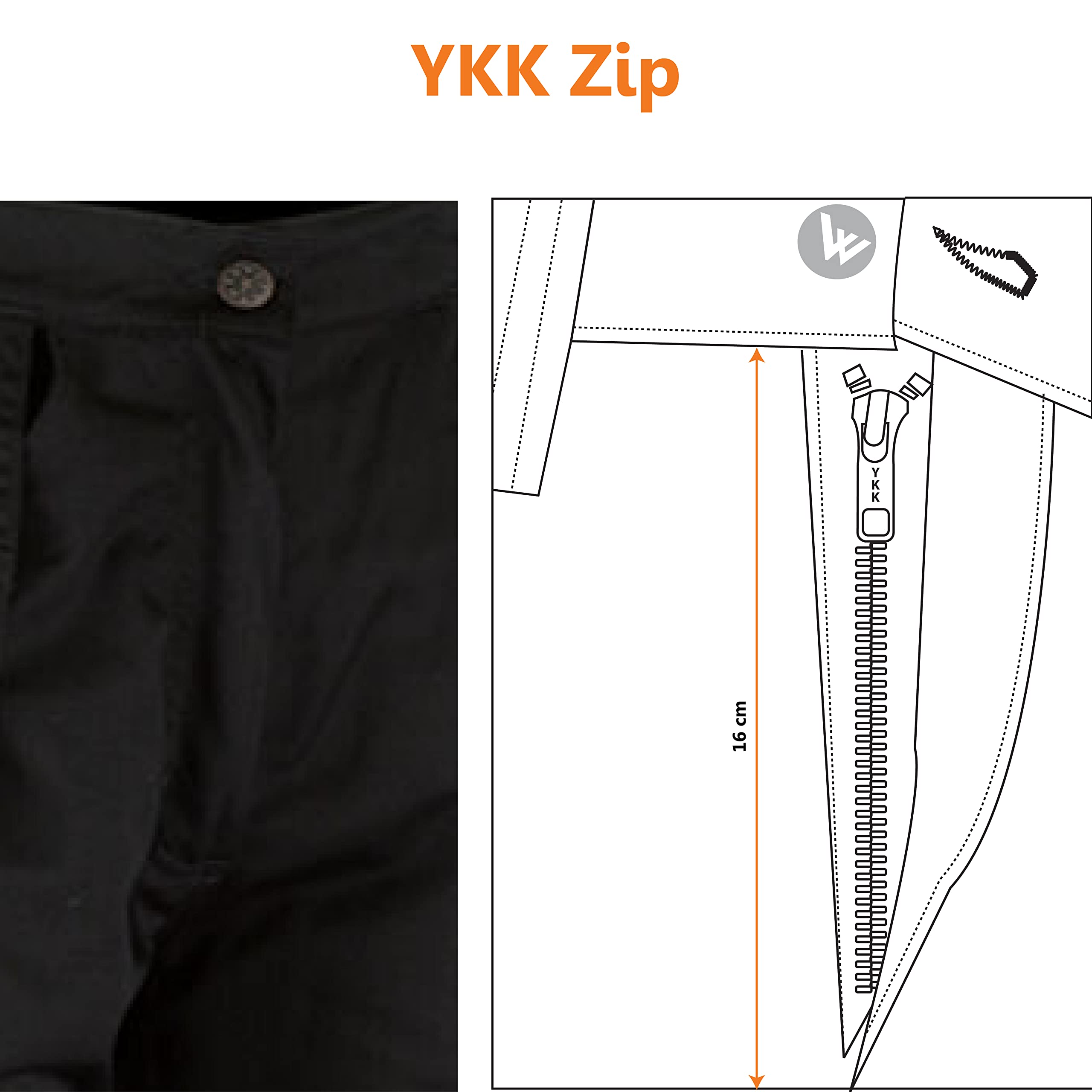 WrightFits Men Pro-11 Work Trousers Black - Heavy Duty Safety Combat Cargo Pant - Multi Pockets & Knee Pad Pockets - Triple Stitched -Durable Work wear (34W X 31L, Black)