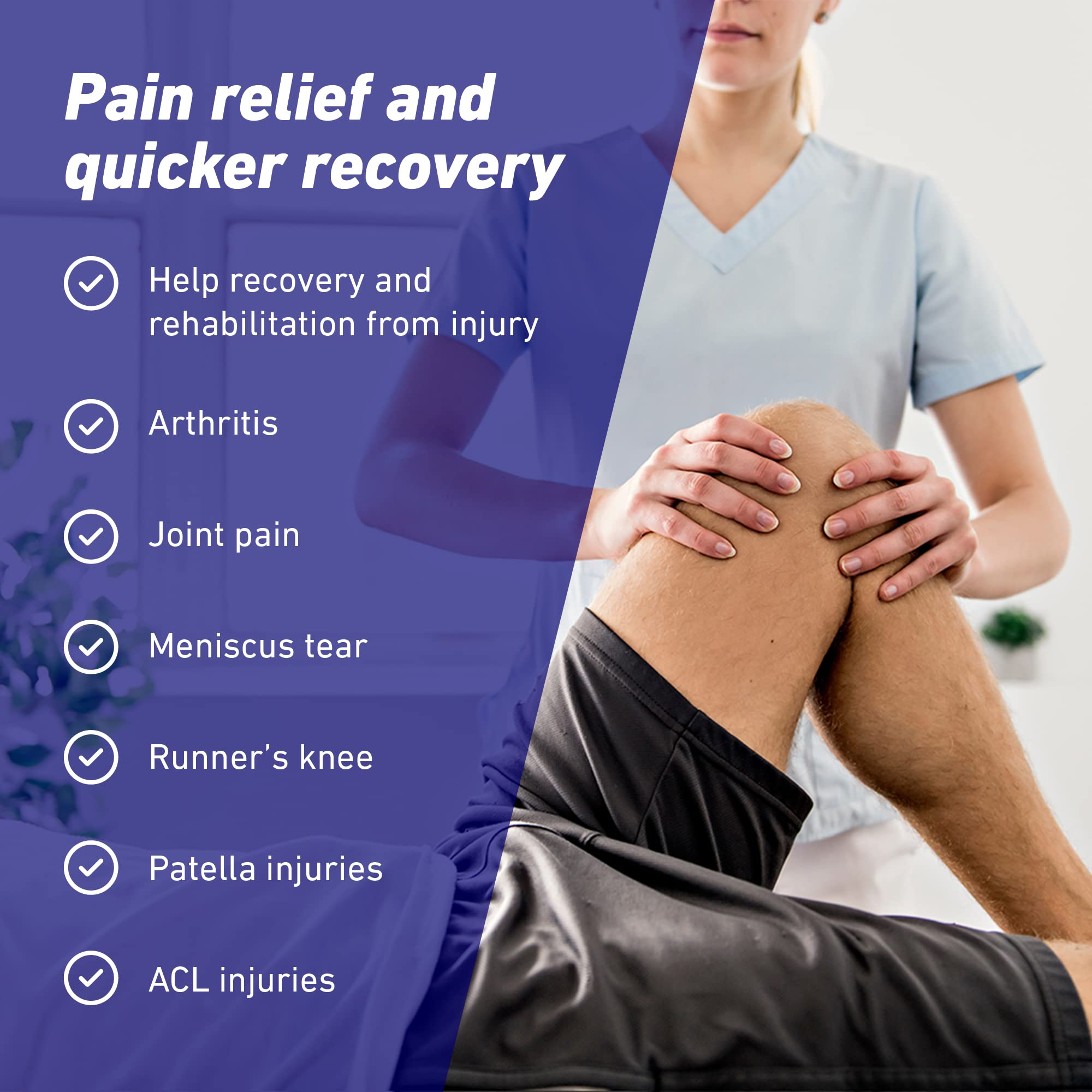 Neo-G Knee Support Open Patella - Knee Brace For Arthritis, Joint Pain Relief, ACL, Meniscus Tear, Runners Knee, Walking, Running - Knee Supports for Joint Pain Men and Women - Adjustable