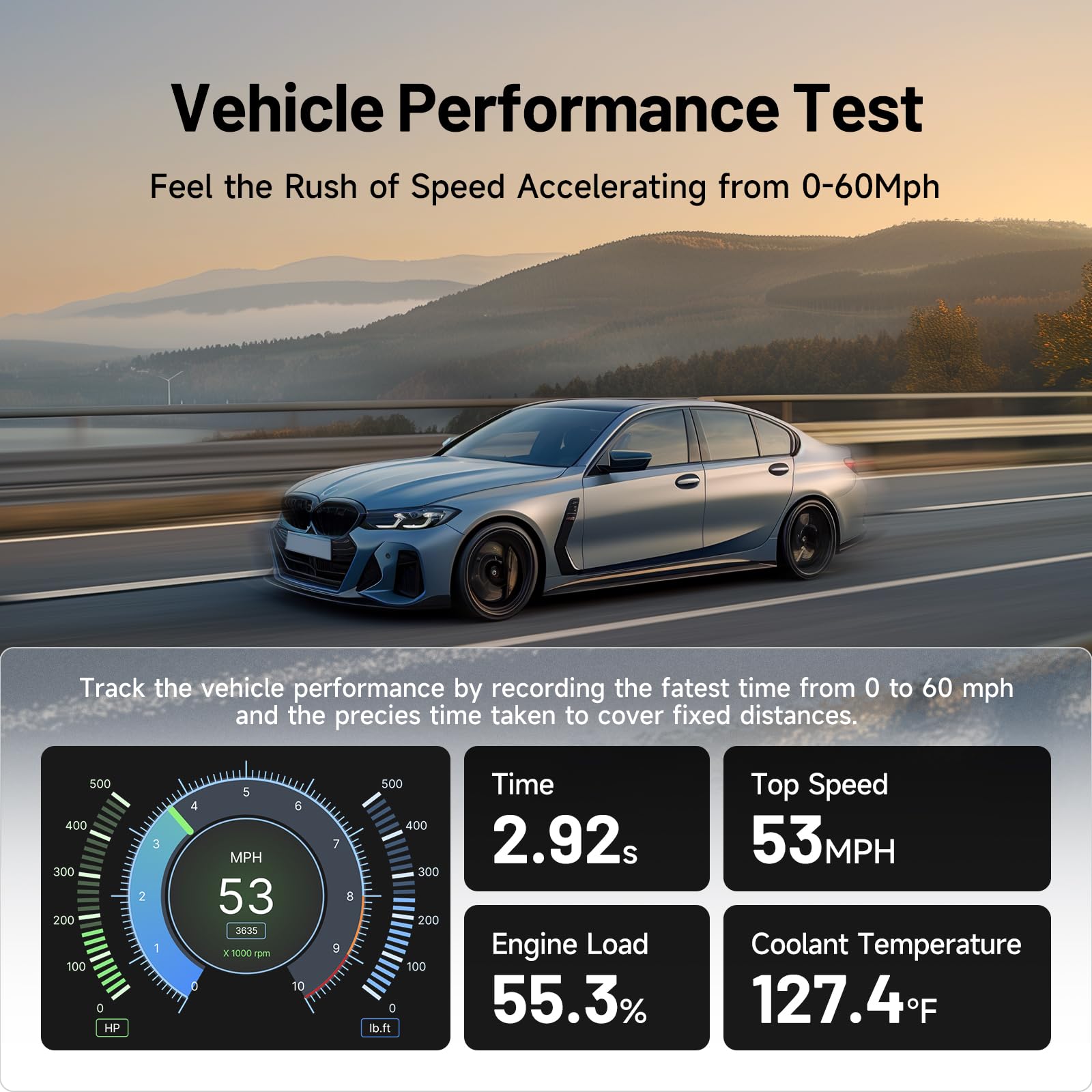 TOPDON CarPal A, OBD2 Scanner, All System Diagnosis, Wireless Bluetooth Diagnostic Tool, Vehicle Health Check, Smog Check, Repair Guide, Engine Inspection, Vehicle Performance Test