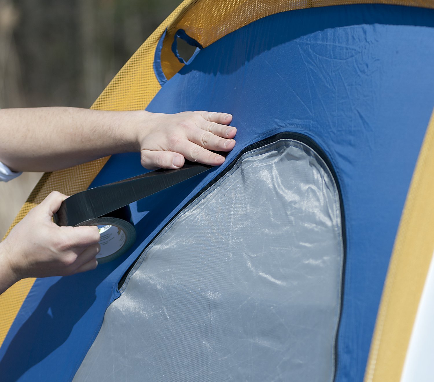 Duck Tape Original Black, 50mm x 25m. The original high strength waterproof gaffer and duct adhesive cloth repair tape