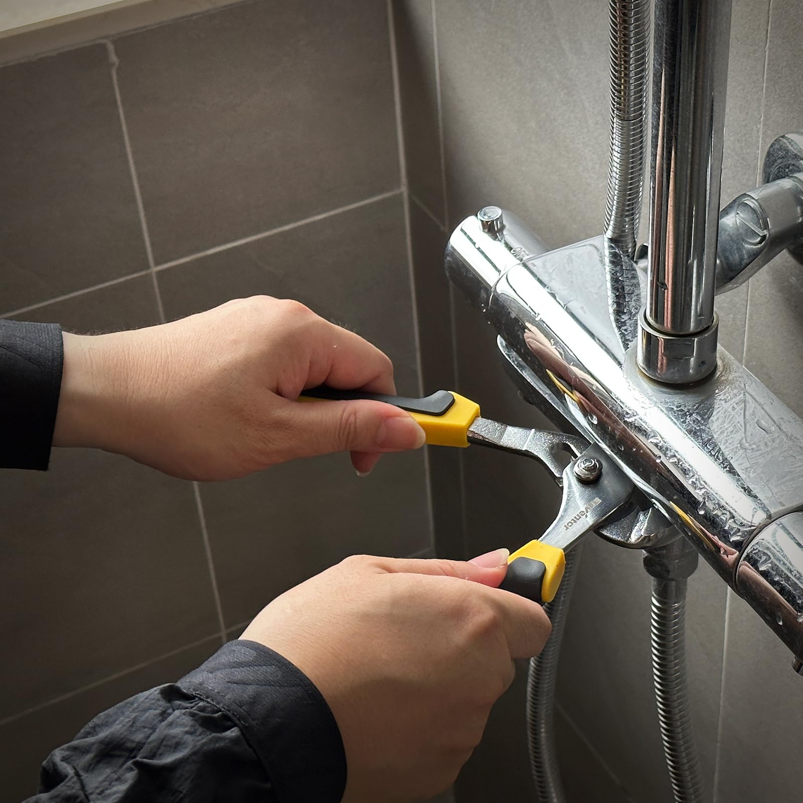 Enventor Tool Kit Set, 108PCS General Household Hand Tool Kit with Storage Toolbox, Small Tool Kits for Home