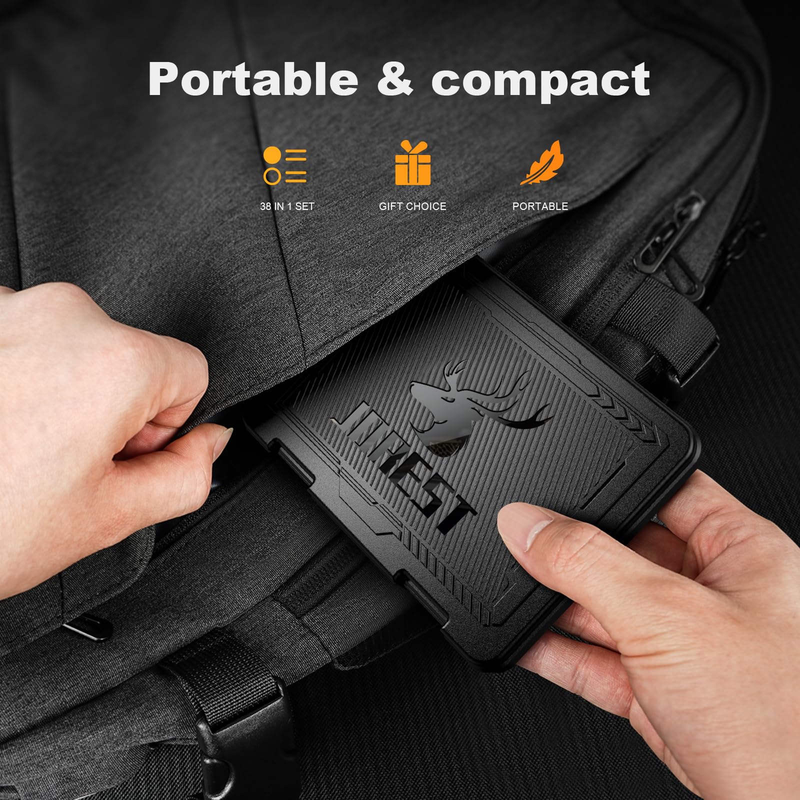 JOREST 38Pcs Precision Screwdriver Set, Tool Kit with Security Torx T5 T6 T8 T9 , Triwing Y00, Star P5, etc, Repair for Laptop, Switch, PS4, Xbox, Macbook, iPhone, Ring Doorbell, Watch, Glasses, etc