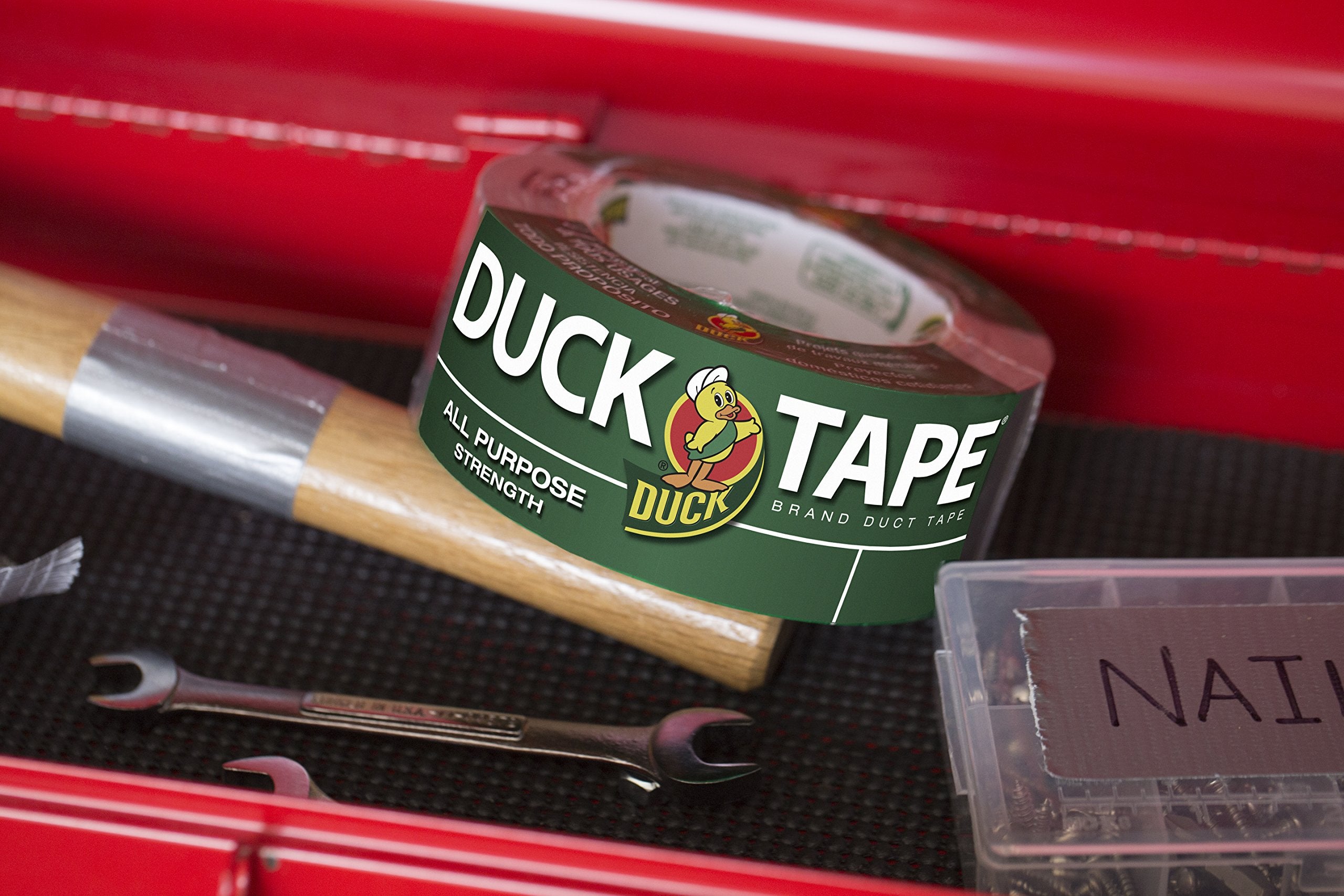 Duck Tape Original Black, 50mm x 25m. The original high strength waterproof gaffer and duct adhesive cloth repair tape