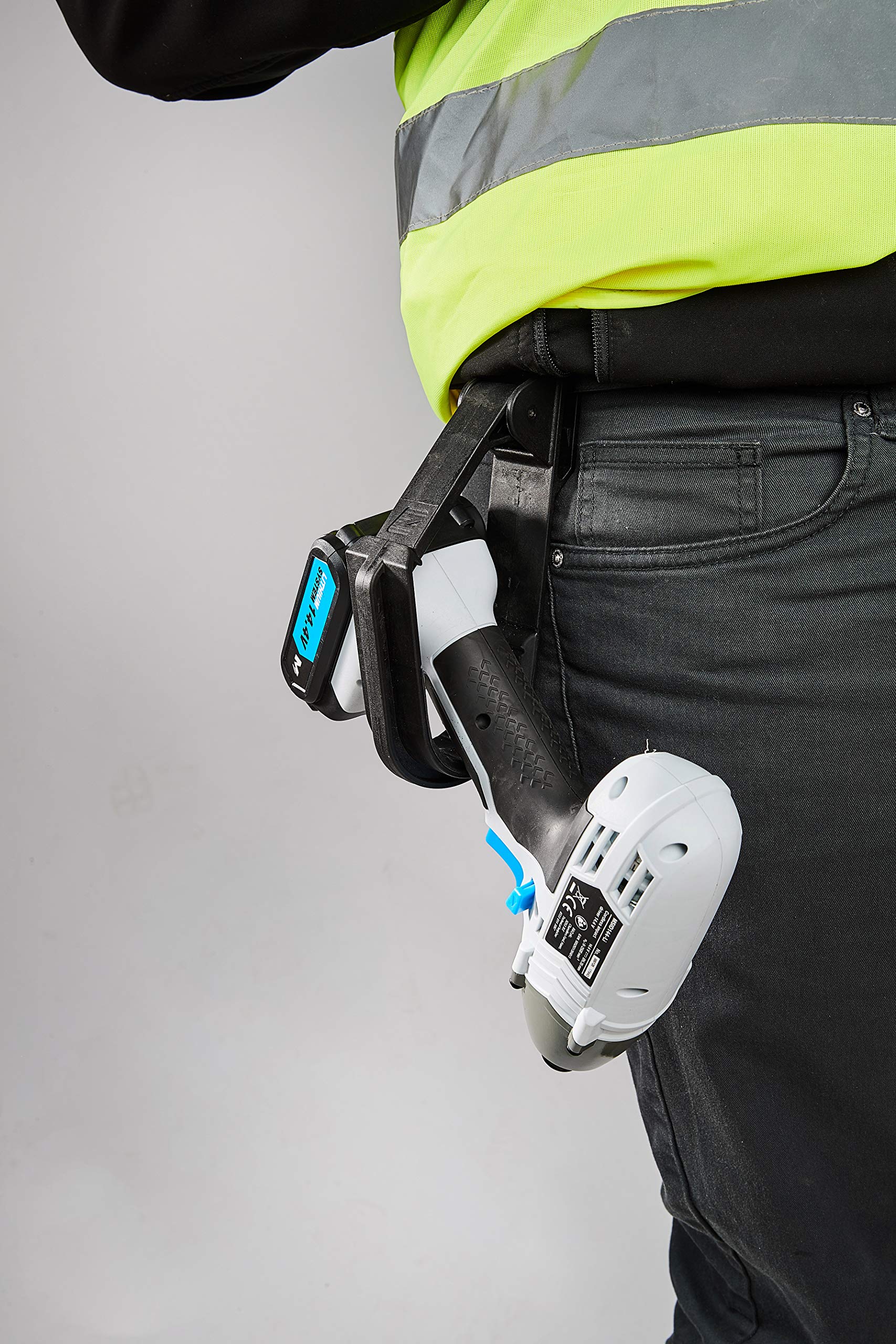 The Rhino Hook ™ Universal Tool Belt And Cordless Drill Impact Wrench Holder – Holster Alternative To Pouch (WITH CLIP)