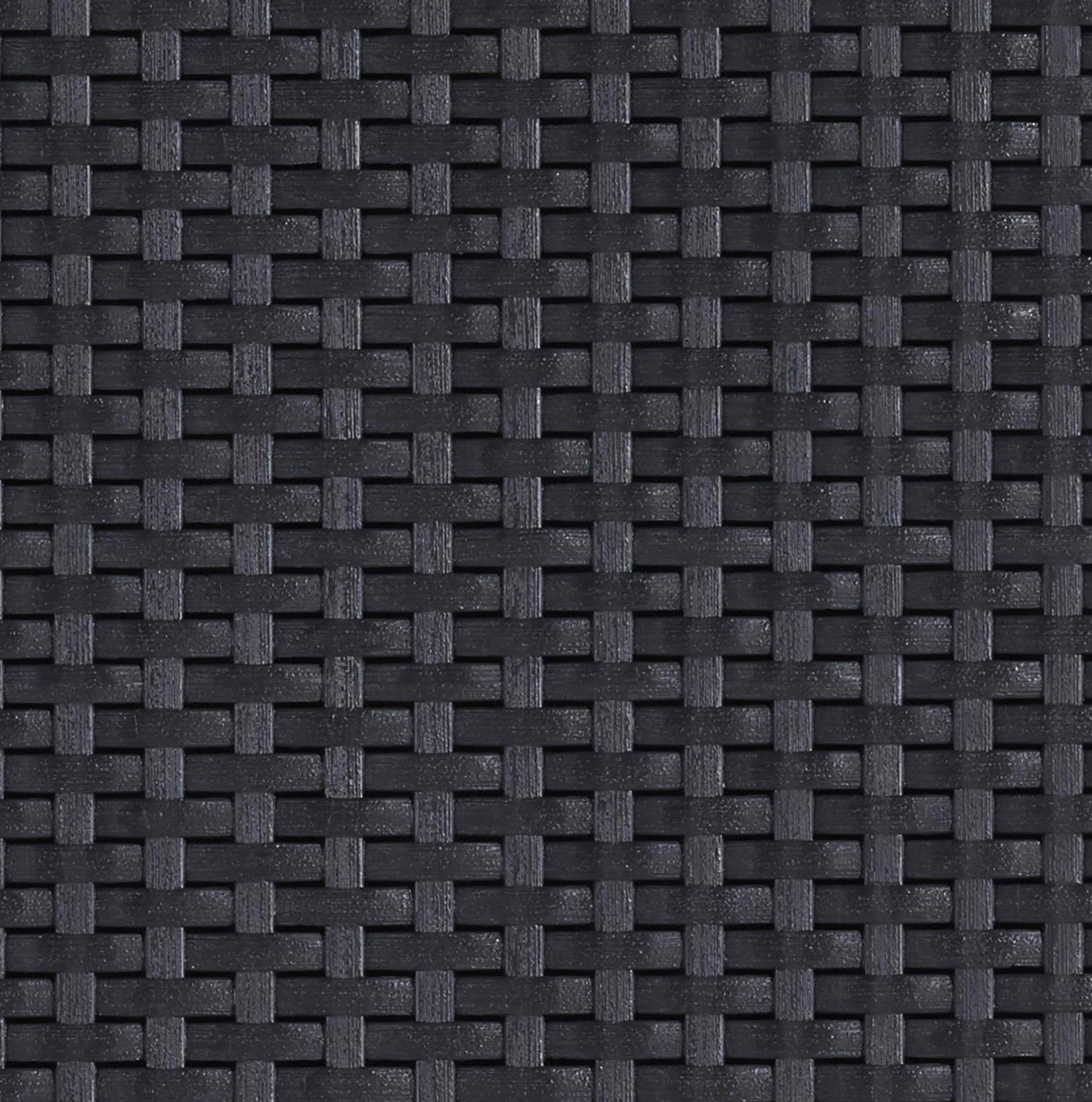 Allibert by Keter Daytona Deluxe Outdoor Garden Sun lounger - Graphite with Grey Cushions